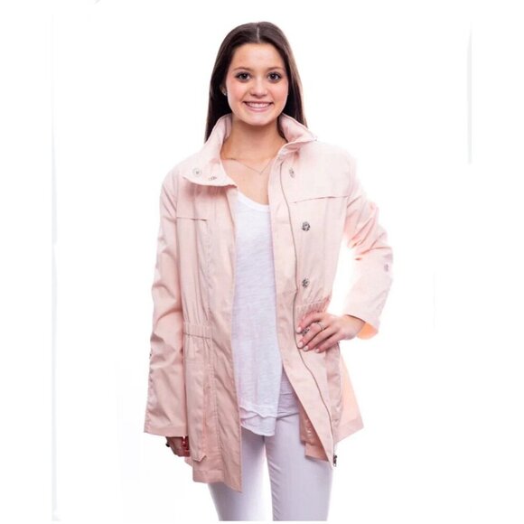 Ciao Milano Women’s Tess Water Resistant Jacket in Blush Pink Size S - Picture 1 of 9